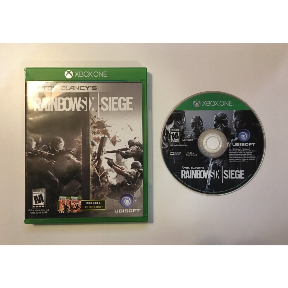 Tom Clancy's Rainbow Six Siege (Microsoft Xbox One, 2015) Ubisoft - CIB Complete